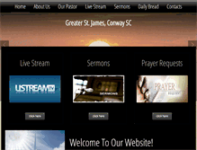 Tablet Screenshot of greaterstjamesconway.com